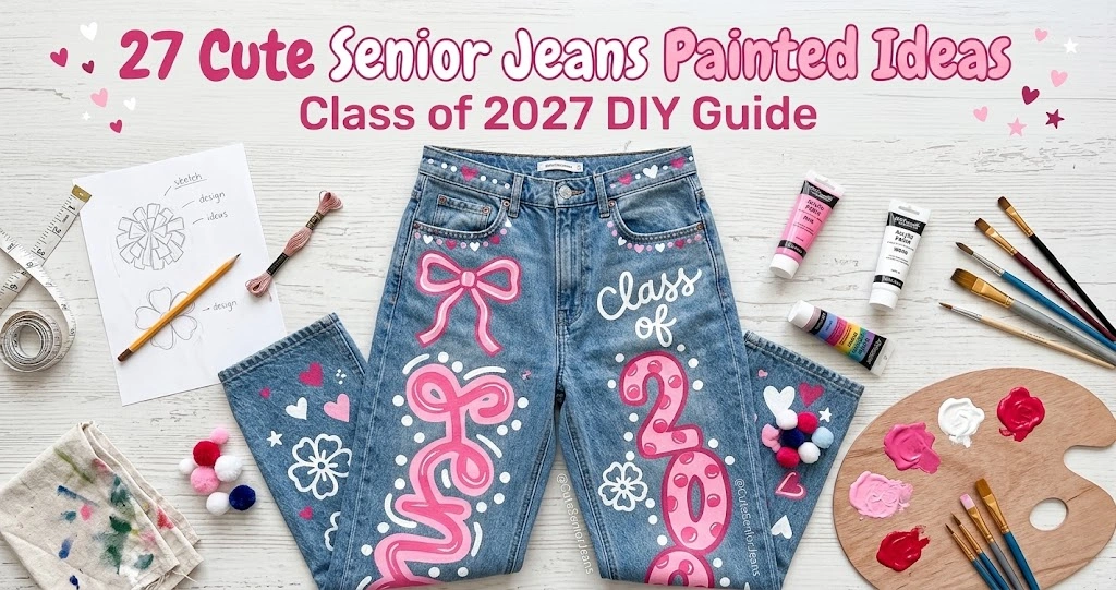 27 Cute Senior Jeans Painted Ideas Class of 2027 DIY Guide